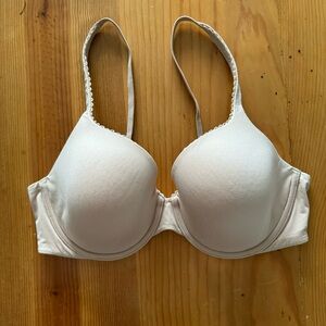 Body By Victoria Lined Perfect Coverage Bra, Nude, Size 36D, GUC